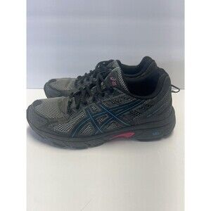 Asics Gel Venture 6 Womens 7.5 Gray Blue Running Hiking Trail Shoes T7G6Q